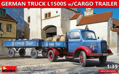 Model MiniArt - German Truck L1500S w/Cargo Trailer o kodzie 38023