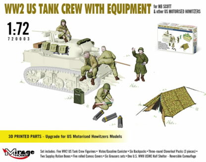 Model Mirage  - WW2 US Tank Crew With Equipment o kodzie produktu 720003.