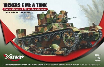 Model MIRAGE - Vickers E Mk A Tank Twin Turret Version o kodzie 726003