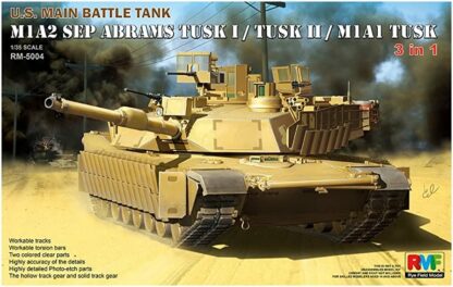 Model RFM - M1A2 Sep Abrams Tusk I / Tusk II / M1A1 Tusk o kodzie produktu 5004.