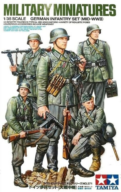 Model TAMIYA - Military Miniatures German Infantry Set o kodzie 35371