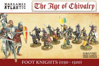 Model WARGAMES ATLANTIC - FOOT KNIGHTS (1150-1320) o kodzie WAAAC001.