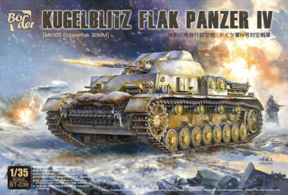 Model BORDER - KUGELBLITZ FLAK PANZER IV o kodzie produktu BT-039.