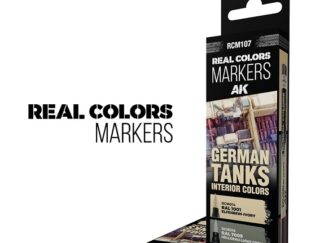 Akcesoria AK - REAL COLORS MARKERS SET o kodzie produktu RCM107.