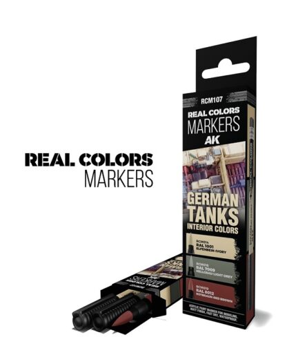Akcesoria AK - REAL COLORS MARKERS SET o kodzie produktu RCM107.