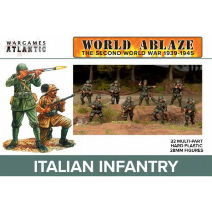 Model WARGAMES ATLANTIC - WORLD ABLAZE ITALIAN INFANTRY o kodzie produktu WAAWA003.